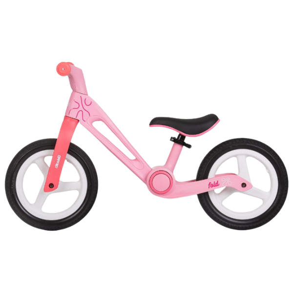 Bicicletă fără pedale Chipolino Fold X Pink Black Metal / Pentru copii photo 2