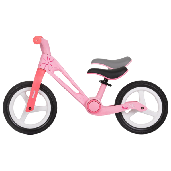 Bicicletă fără pedale Chipolino Fold X Pink Black Metal / Pentru copii photo 3
