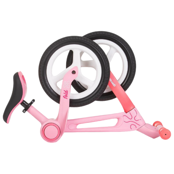 Bicicletă fără pedale Chipolino Fold X Pink Black Metal / Pentru copii photo 4