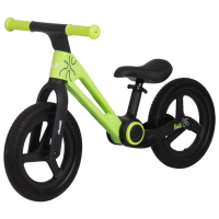 Bicicletă fără pedale Chipolino Fold X Green Black Metal / Pentru copii