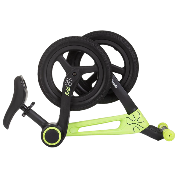 Bicicletă fără pedale Chipolino Fold X Green Black Metal / Pentru copii photo 4