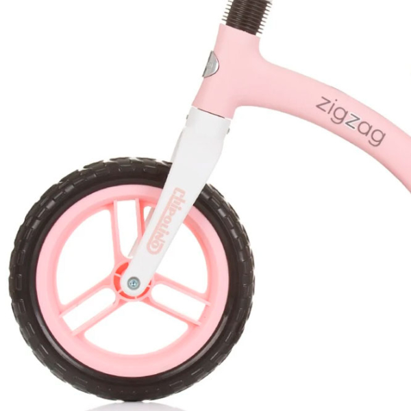 Bicicletă fără pedale Chipolino Zig Zag 12" Pink White Metal / Pentru copii photo 4