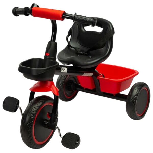 Triciclu Toyz Loco Red  Metal / Pentru copii photo 1