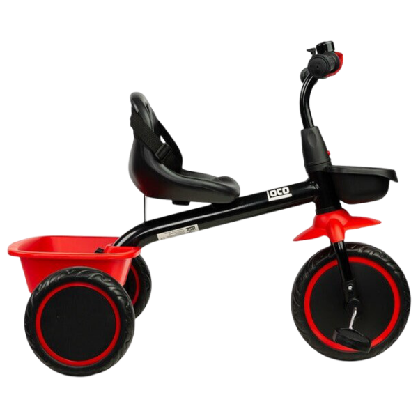 Triciclu Toyz Loco Red  Metal / Pentru copii photo 4