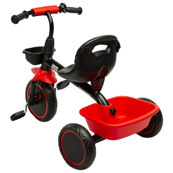Triciclu Toyz Loco Red  Metal / Pentru copii photo 5
