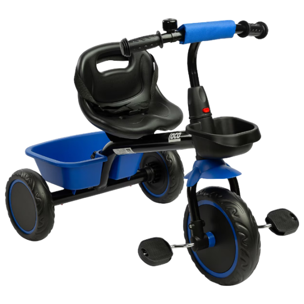 Triciclu Toyz Loco Blue  Metal / Pentru copii photo 1