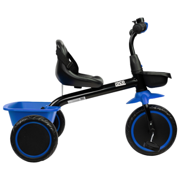 Triciclu Toyz Loco Blue  Metal / Pentru copii photo 5