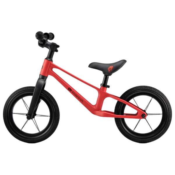 Bicicletă fără pedale KinderKraft Eter Red Black Polimer / Pentru copii photo 1