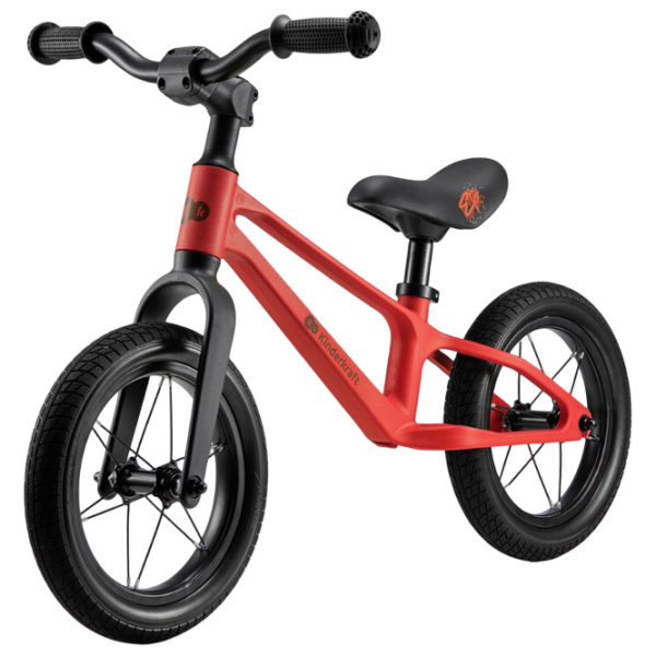 Bicicletă fără pedale KinderKraft Eter Red Black Polimer / Pentru copii photo 3