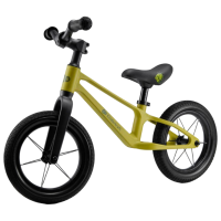 Bicicletă fără pedale KinderKraft Eter Lime Black Polimer / Pentru copii