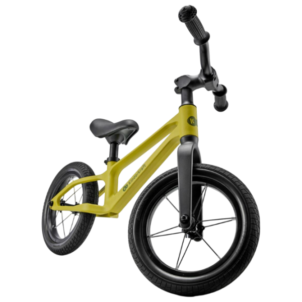 Bicicletă fără pedale KinderKraft Eter Lime Black Polimer / Pentru copii photo 2