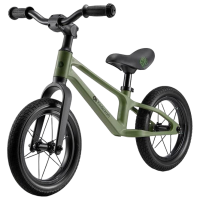 Bicicletă fără pedale KinderKraft Eter Green Black Polimer / Pentru copii
