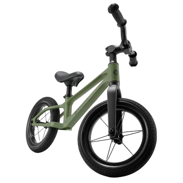 Bicicletă fără pedale KinderKraft Eter Green Black Polimer / Pentru copii photo 4