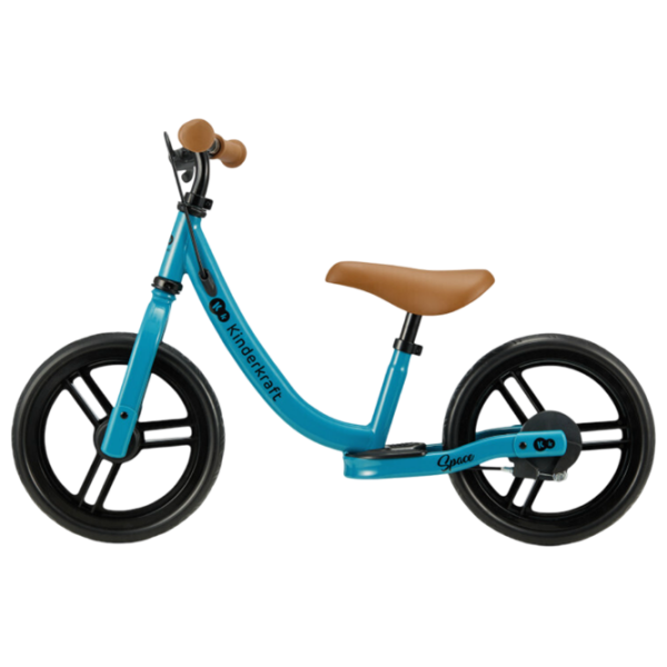 Bicicletă fără pedale KinderKraft Space 12" Blue Deep Oțel / Pentru copii photo 2