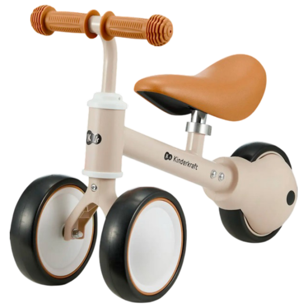 Bicicletă fără pedale KinderKraft Cutie 5.9" Beige Light Metal / Pentru copii photo 1