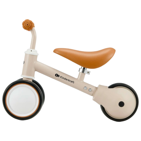 Bicicletă fără pedale KinderKraft Cutie 5.9" Beige Light Metal / Pentru copii photo 2