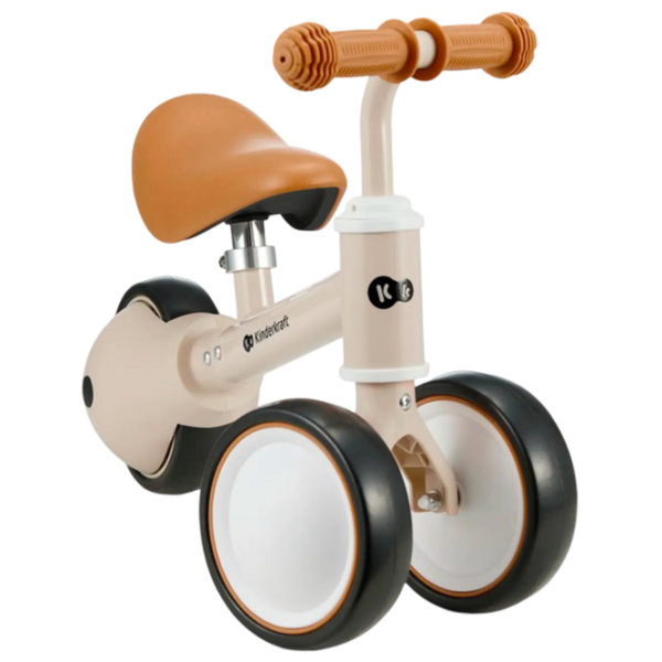 Bicicletă fără pedale KinderKraft Cutie 5.9" Beige Light Metal / Pentru copii photo 4