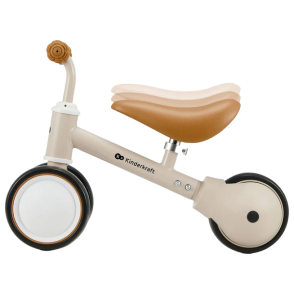 Bicicletă fără pedale KinderKraft Cutie 5.9" Beige Light Metal / Pentru copii photo 6