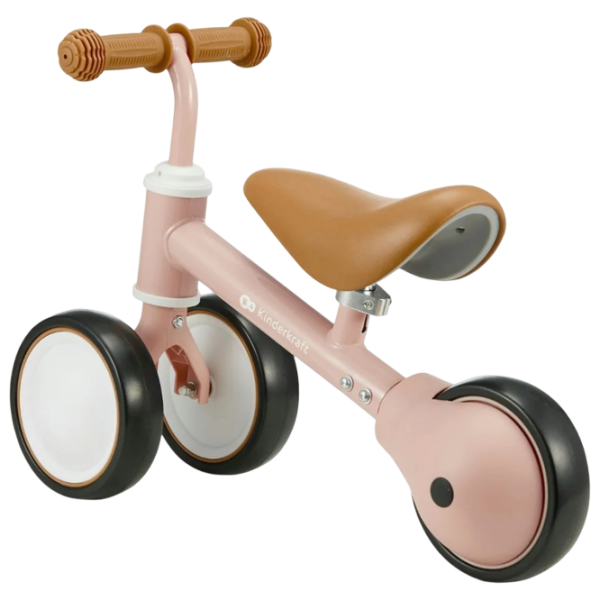 Bicicletă fără pedale KinderKraft Cutie 5.9" Pink White Metal / Pentru copii photo 3