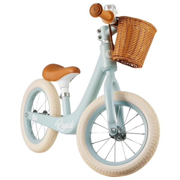 Bicicletă fără pedale KinderKraft Rapid 2 6" Blue Beige Oțel / Pentru copii photo 5