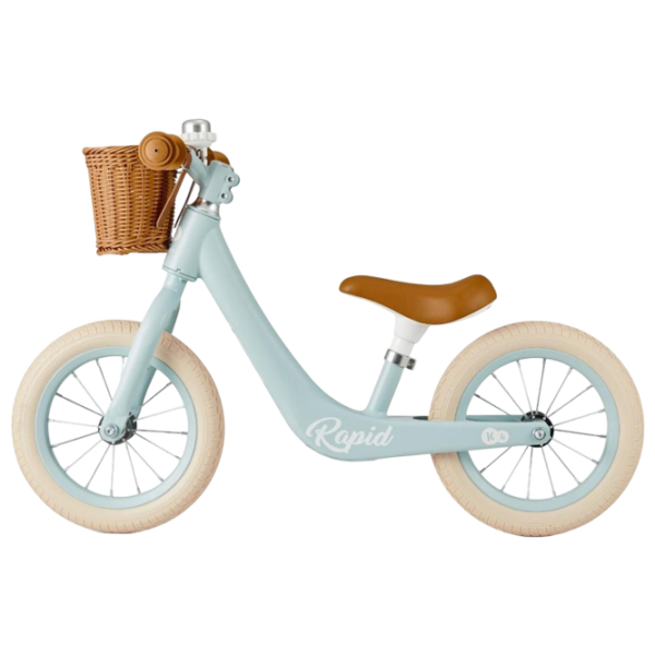 Bicicletă fără pedale KinderKraft Rapid 2 6" Blue Beige Oțel / Pentru copii photo 6