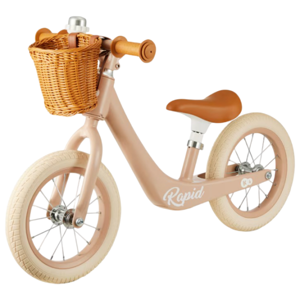 Bicicletă fără pedale KinderKraft Rapid 2 6" Pink White Oțel / Pentru copii photo 1