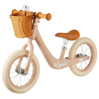 Bicicletă fără pedale KinderKraft Rapid 2 6" Pink White Oțel / Pentru copii