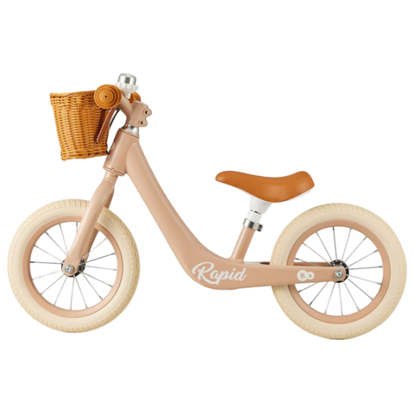 Bicicletă fără pedale KinderKraft Rapid 2 6" Pink White Oțel / Pentru copii photo 4