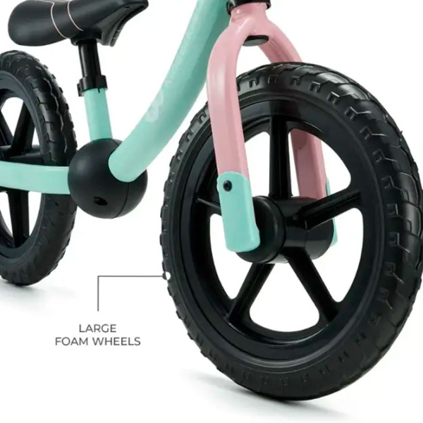 Bicicletă fără pedale KinderKraft 2Way Next 11" 11" Mint Pink Metal / Pentru copii photo 4