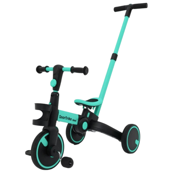 Bicicletă fără pedale Ramiz Happy Bike Sportrike Blue Black Oțel / Pentru copii photo 1