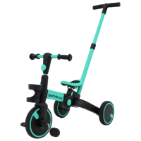 Bicicletă fără pedale Ramiz Happy Bike Sportrike Blue Black Oțel / Pentru copii