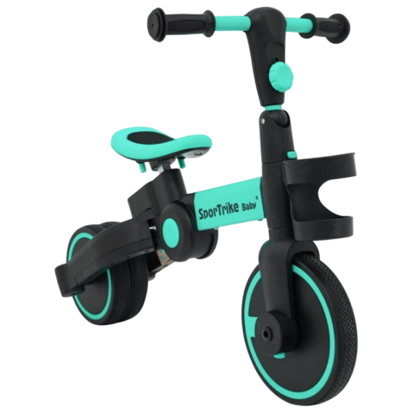 Bicicletă fără pedale Ramiz Happy Bike Sportrike Blue Black Oțel / Pentru copii photo 3