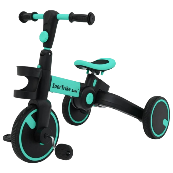 Bicicletă fără pedale Ramiz Happy Bike Sportrike Blue Black Oțel / Pentru copii photo 7