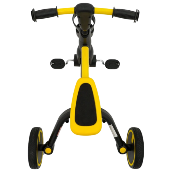 Bicicletă fără pedale Ramiz Happy Bike Sportrike Yellow Black Oțel / Pentru copii photo 4