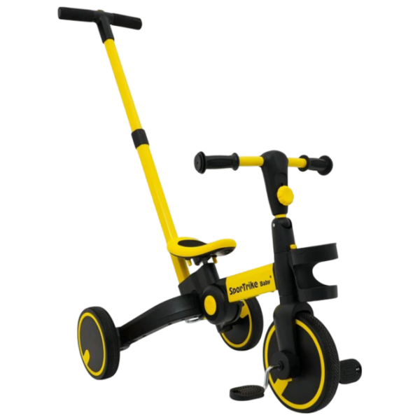 Bicicletă fără pedale Ramiz Happy Bike Sportrike Yellow Black Oțel / Pentru copii photo 7