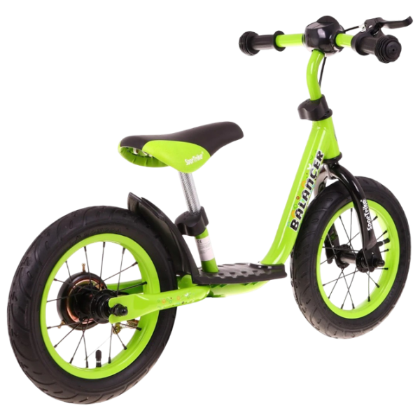 Bicicletă fără pedale SportTrike Balancer 12" 12" Green Black Oțel / Pentru copii photo 2