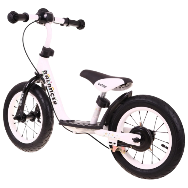 Bicicletă fără pedale SportTrike Balancer 12" 12" White Black Oțel / Pentru copii photo 2