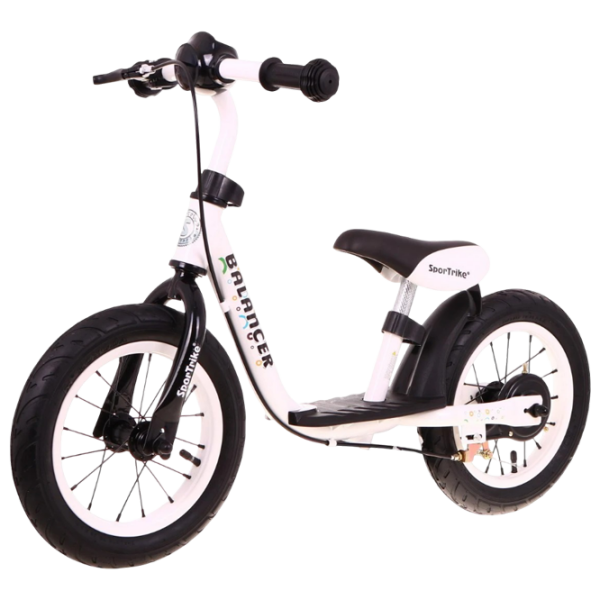 Bicicletă fără pedale SportTrike Balancer 12" 12" White Black Oțel / Pentru copii photo 3