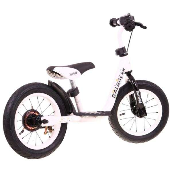 Bicicletă fără pedale SportTrike Balancer 12" 12" White Black Oțel / Pentru copii photo 4