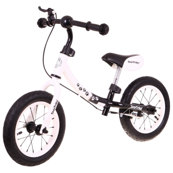 Bicicletă fără pedale SportTrike BOOMERANG 12" 12" White Black Oțel / Pentru copii photo 2