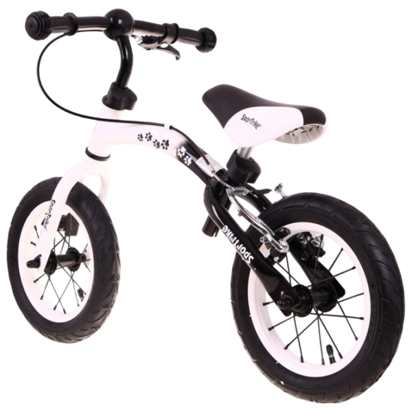 Bicicletă fără pedale SportTrike BOOMERANG 12" 12" White Black Oțel / Pentru copii photo 4