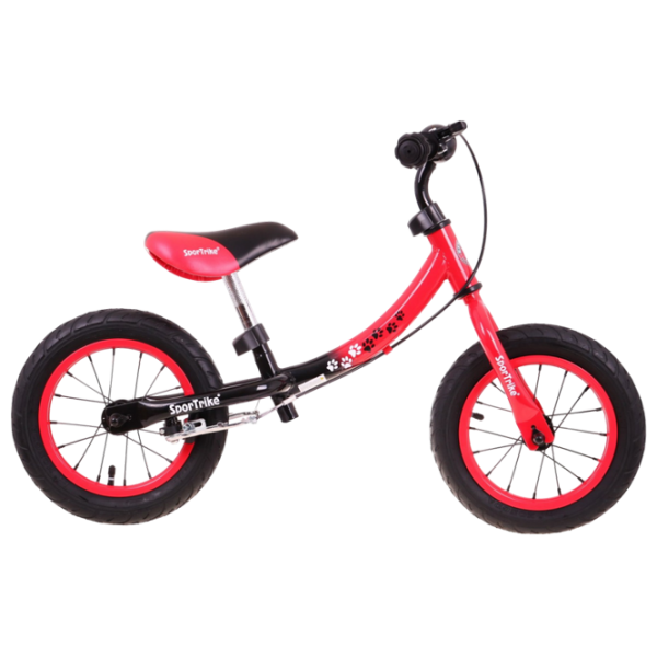 Bicicletă fără pedale SportTrike BOOMERANG 12" 12" Red Black Oțel / Pentru copii photo 2