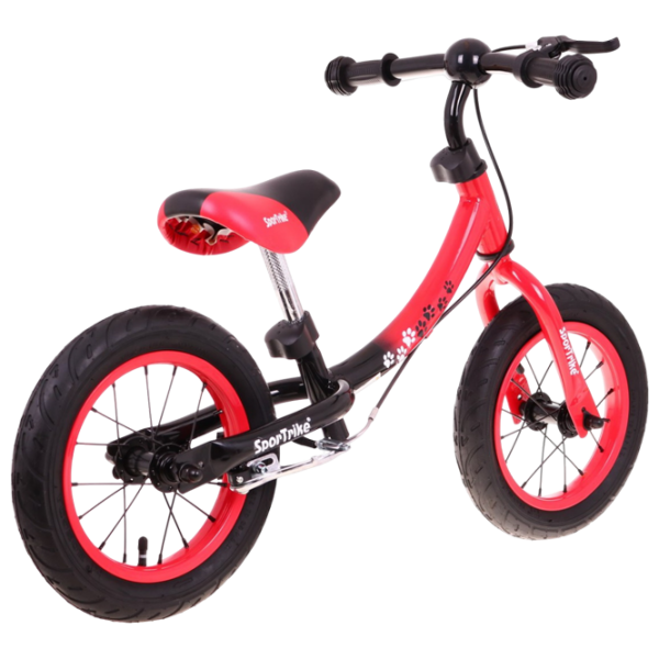 Bicicletă fără pedale SportTrike BOOMERANG 12" 12" Red Black Oțel / Pentru copii photo 4