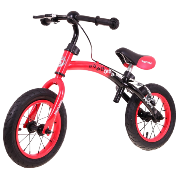 Bicicletă fără pedale SportTrike BOOMERANG 12" 12" Red Black Oțel / Pentru copii photo 6
