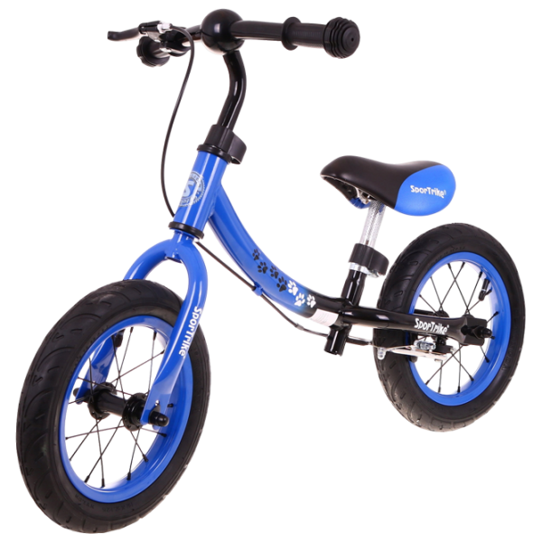 Bicicletă fără pedale SportTrike BOOMERANG 12" 12" Blue Black Oțel / Pentru copii photo 1
