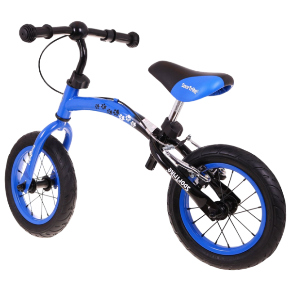 Bicicletă fără pedale SportTrike BOOMERANG 12" 12" Blue Black Oțel / Pentru copii photo 2