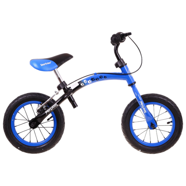 Bicicletă fără pedale SportTrike BOOMERANG 12" 12" Blue Black Oțel / Pentru copii photo 4