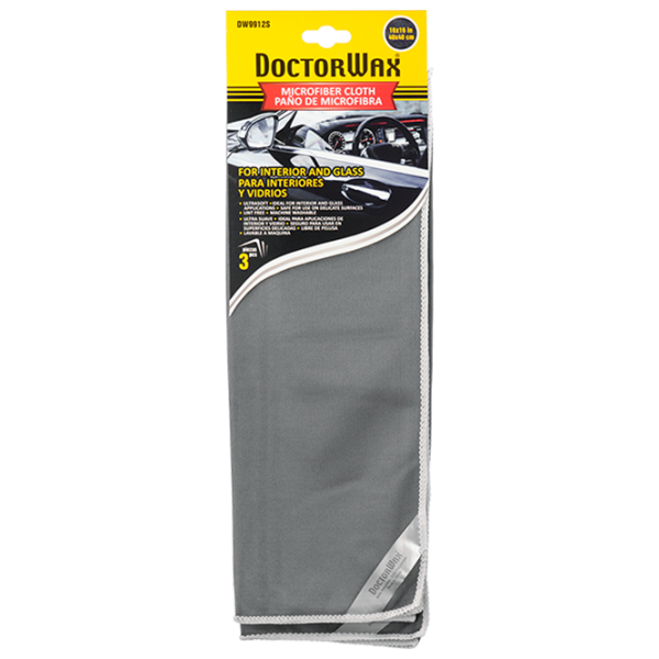 Lavetă auto Doctor Wax DW 9912s Grey Textil photo 1