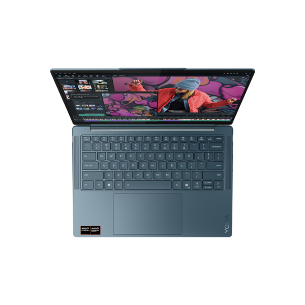 Ноутбук Lenovo Yoga Slim 7 14AKP10 Tidal Бирюзовый 14" | 32 ГБ | 1 ТБ | AMD Ryzen AI 7 350 | VGA Встроенная photo 3