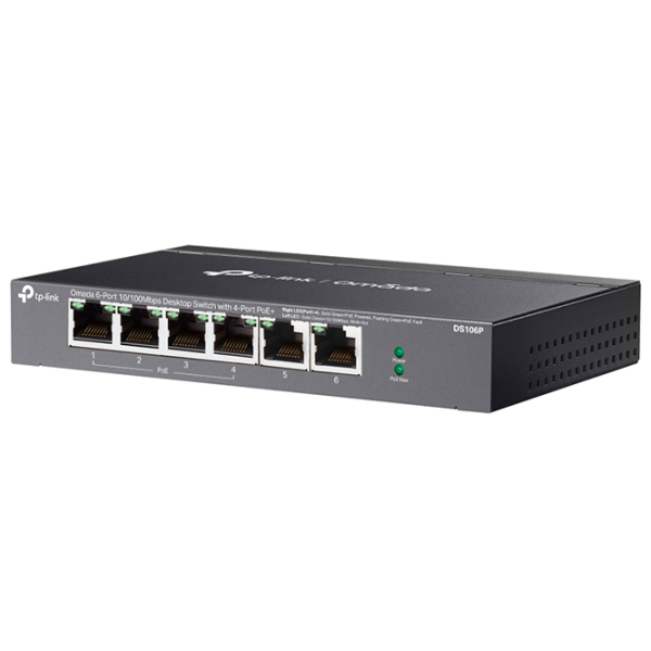 Switch TP-Link DS106P Black 1.2 Gbit/s photo 2